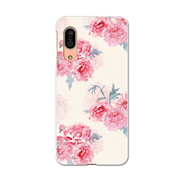 SH-02M AQUOS sense3 アクオス センススリー sh02m docomo ドコモ スマホ カバー 全機種対応 あり ケース スマホケース スマホカバー TPU ソフトケース 014536 花 フラワー ピンク