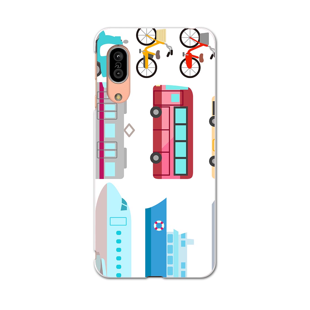 SH-02M AQUOS sense3 アクオス センススリー sh02m docomo ドコモ スマホ カバー 全機種対応 あり ケース スマホケース スマホカバー TPU ソフトケース 014913 乗り物　車　新幹線