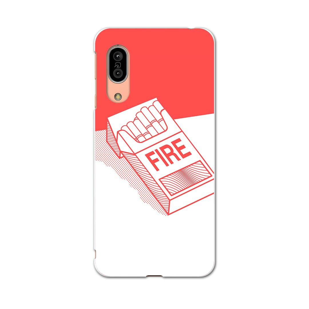 SHV45 AQUOS sense3 アクオス センススリー shv45 エーユー au スマホ カバー ケース スマホケース スマホカバー TPU ソフトケース 016143 たばこ　分煙