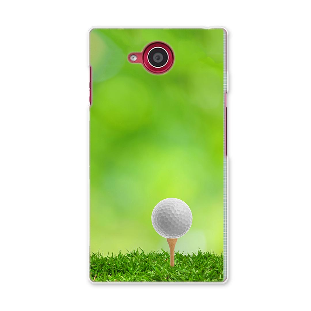 SH-03G AQUOS ZETA アクオス ゼータ sh03g docomo ドコモ スマホ カバー スマホケース スマホカバー PC ハードケース ゴルフ　ショット　芝生 スポーツ 000218