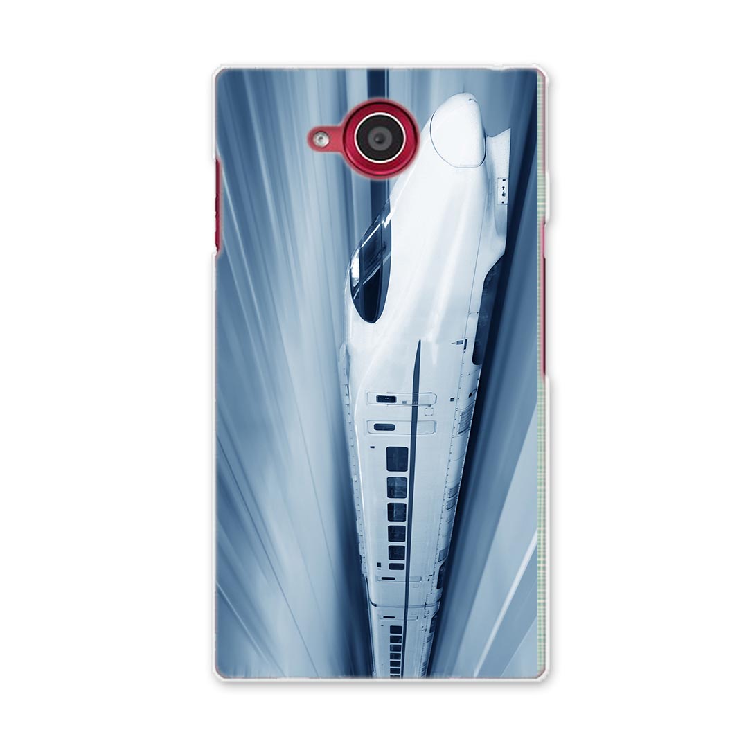 SH-03G AQUOS ZETA アクオス ゼータ sh03g docomo ドコモ スマホ カバー スマホケース スマホカバー PC ハードケース 新幹線 ユニーク 000868