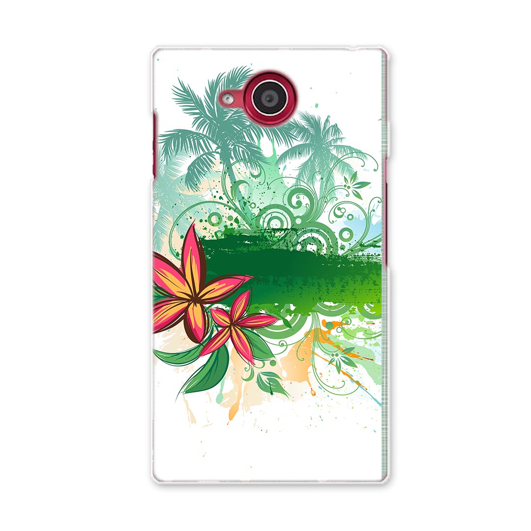 SH-03G AQUOS ZETA アクオス ゼータ sh03g docomo ドコモ スマホ カバー スマホケース スマホカバー PC ハードケース ヤシの木　ハワイ クール 000927