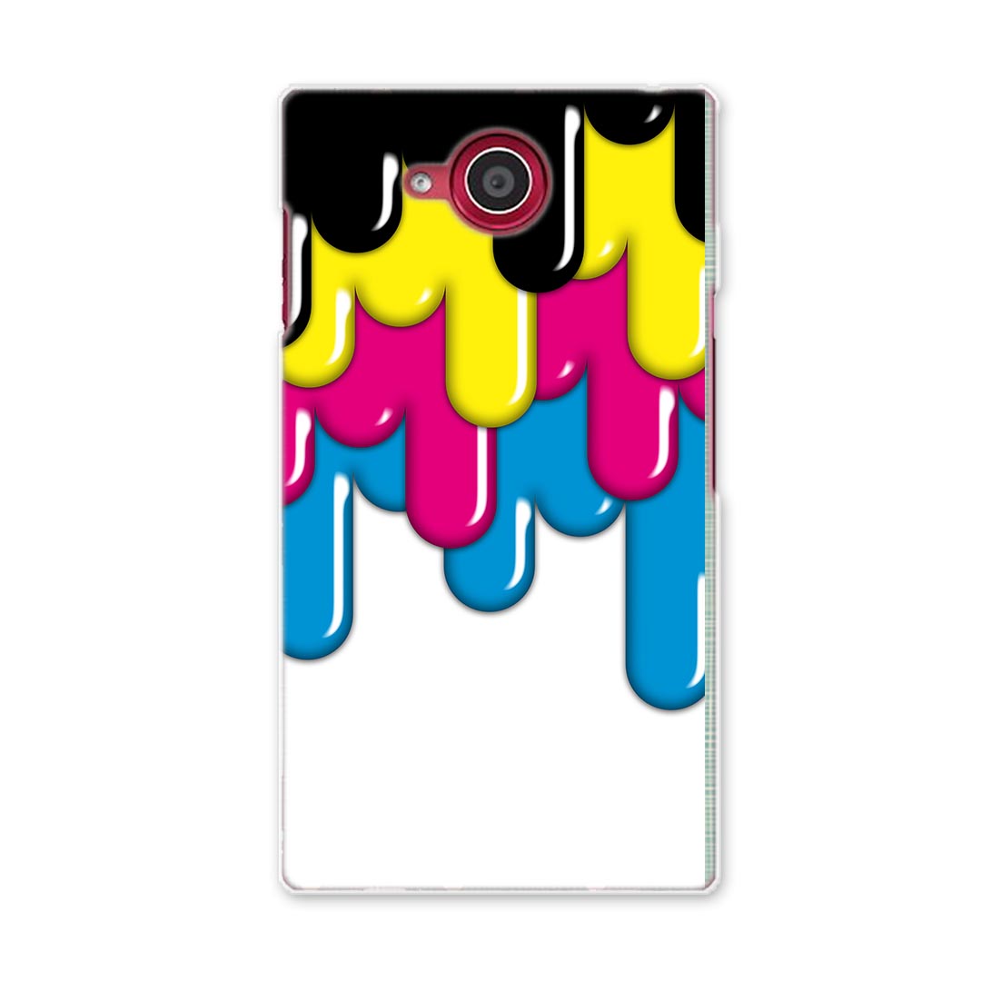 乐天商城 - SH-03G AQUOS ZETA アクオス ゼータ sh03g docomo ドコモ スマホ カバー スマホケース スマホカバー PC ハードケース インク　ペンキ その他 005605