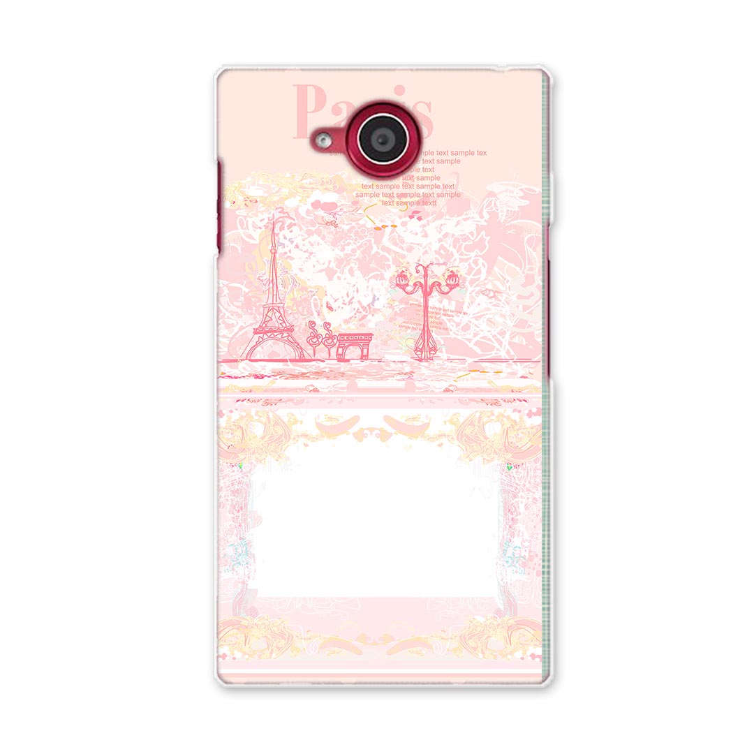 Rakuten - SH-03G AQUOS ZETA アクオス ゼータ sh03g docomo ドコモ スマホ カバー スマホケース スマホカバー PC ハードケース ピンク　建物 ラブリー フラワー 005672