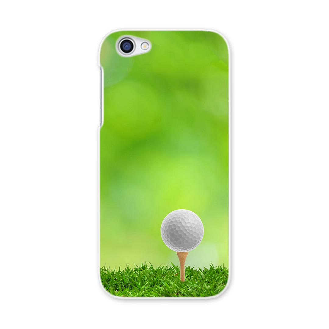 604SH AQUOS R アクオスR Sharp シャープ softbank ソフトバンク 604sh スマホ カバー ケース スマホケース スマホカバー PC ハードケース 000218 ゴルフ　ショット　芝生