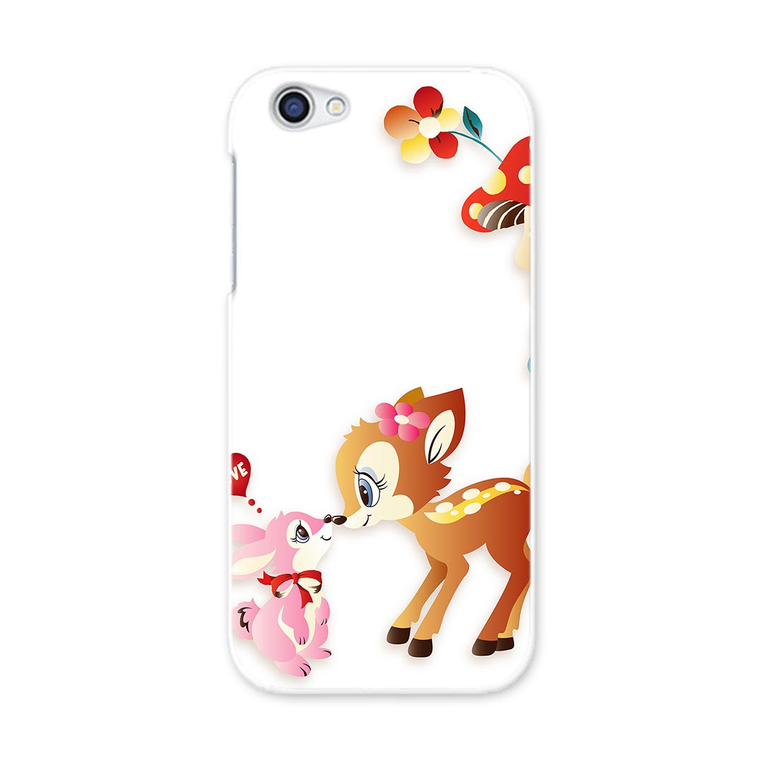 SH-03J AQUOS R アクオス R sh03j docomo ドコモ スマホ カバー スマホケース スマホカバー PC ハードケース バンビ　キャラクター アニマル 004482