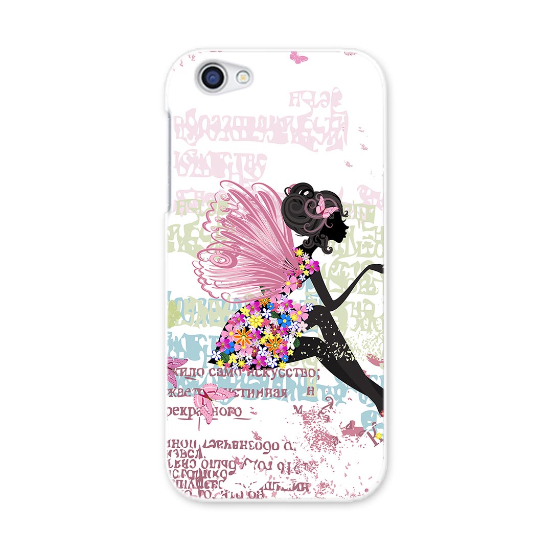 SH-03J AQUOS R アクオス R sh03j docomo ドコモ スマホ カバー ケース スマホケース スマホカバー PC ハードケース 蝶　人物 ラブリー フラワー 006714