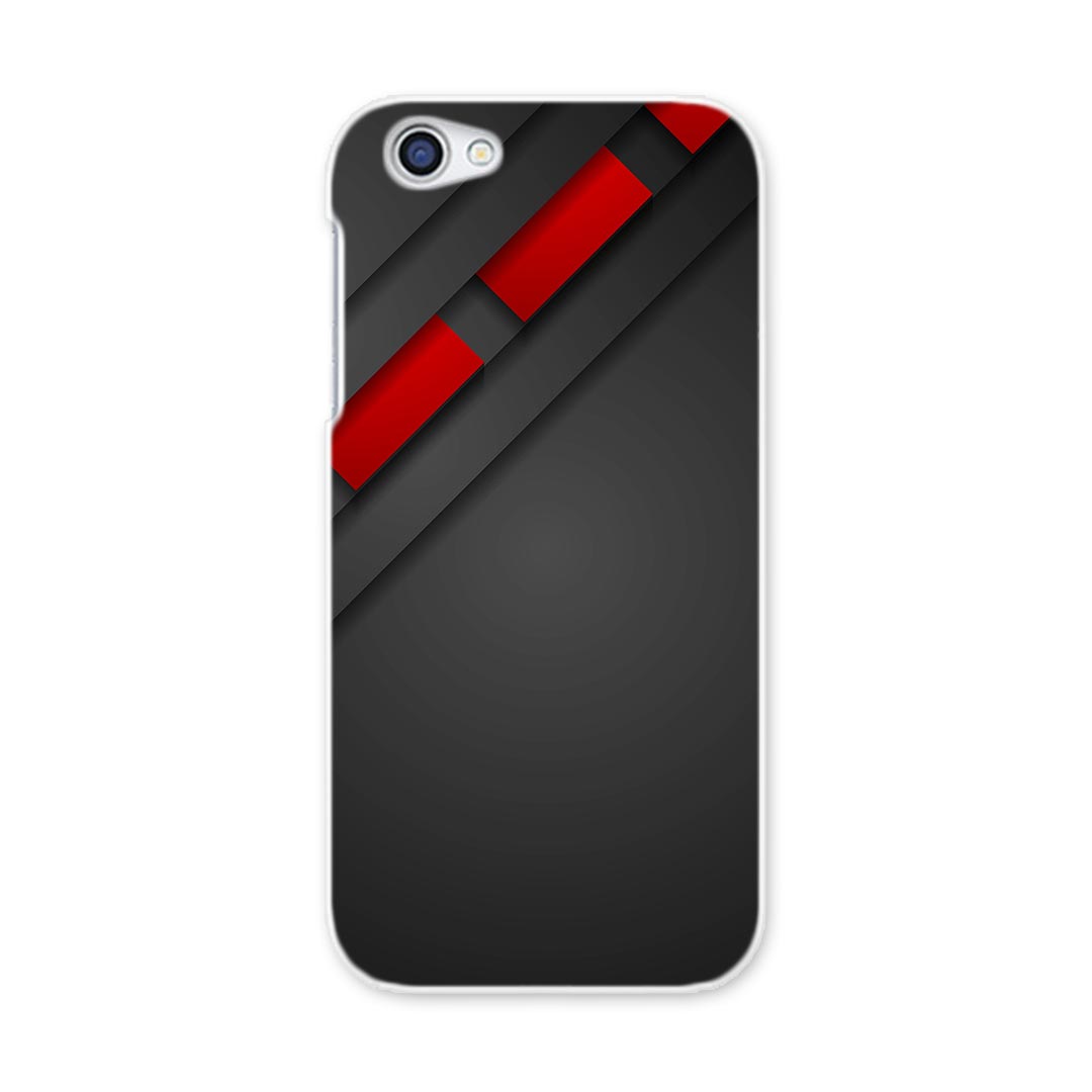 SH-03J AQUOS R アクオス R sh03j docomo ドコモ スマホ カバー ケース スマホケース スマホカバー PC ハードケース 黒　ブラック　赤　レッド　模様 クール 008515