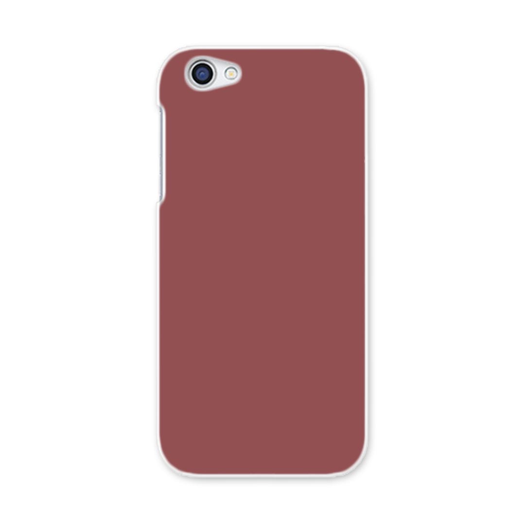 SH-03J AQUOS R アクオス R sh03j docomo ドコモ スマホ カバー ケース スマホケース スマホカバー PC ハードケース シンプル　無地　赤茶 その他 008962