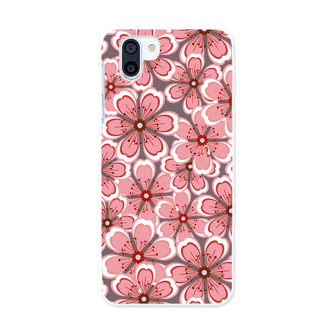 SHV42 AQUOS R2 アクオス アールツー au エーユー shv42 スマホ カバー ケース スマホケース スマホカバー TPU ソフトケース 004252 花　フラワー　ピンク