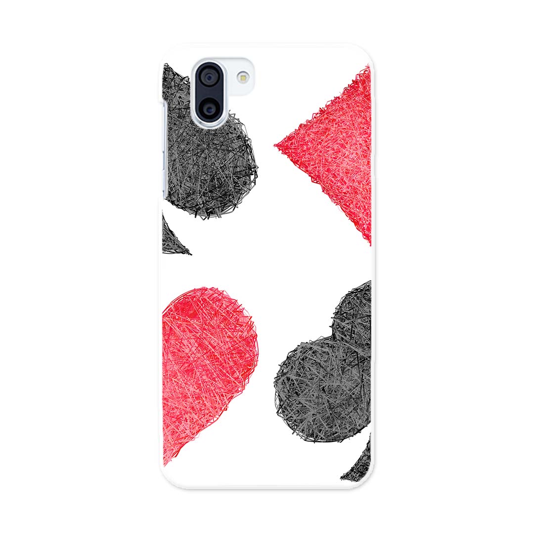 SH-03K AQUOS R2 アクオスアールツー docomo sh03k ドコモ スマホ カバー ケース スマホケース スマホカバー PC ハードケース 006980 トランプ　ハート