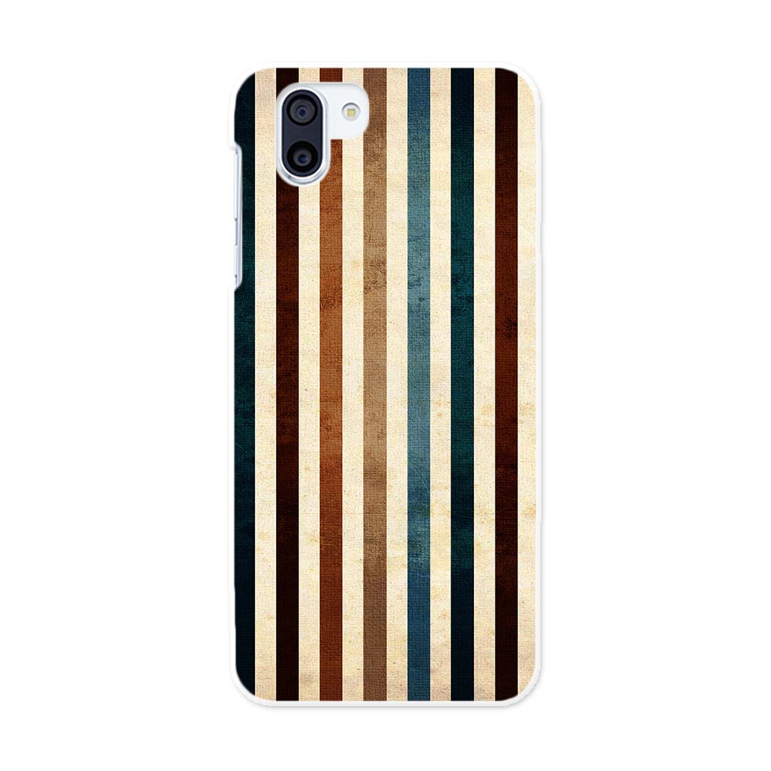 SH-03K AQUOS R2 アクオスアールツー docomo sh03k ドコモ スマホ カバー ケース スマホケース スマホカバー PC ハードケース 008433 ストライプ　レトロ　赤　青　模様