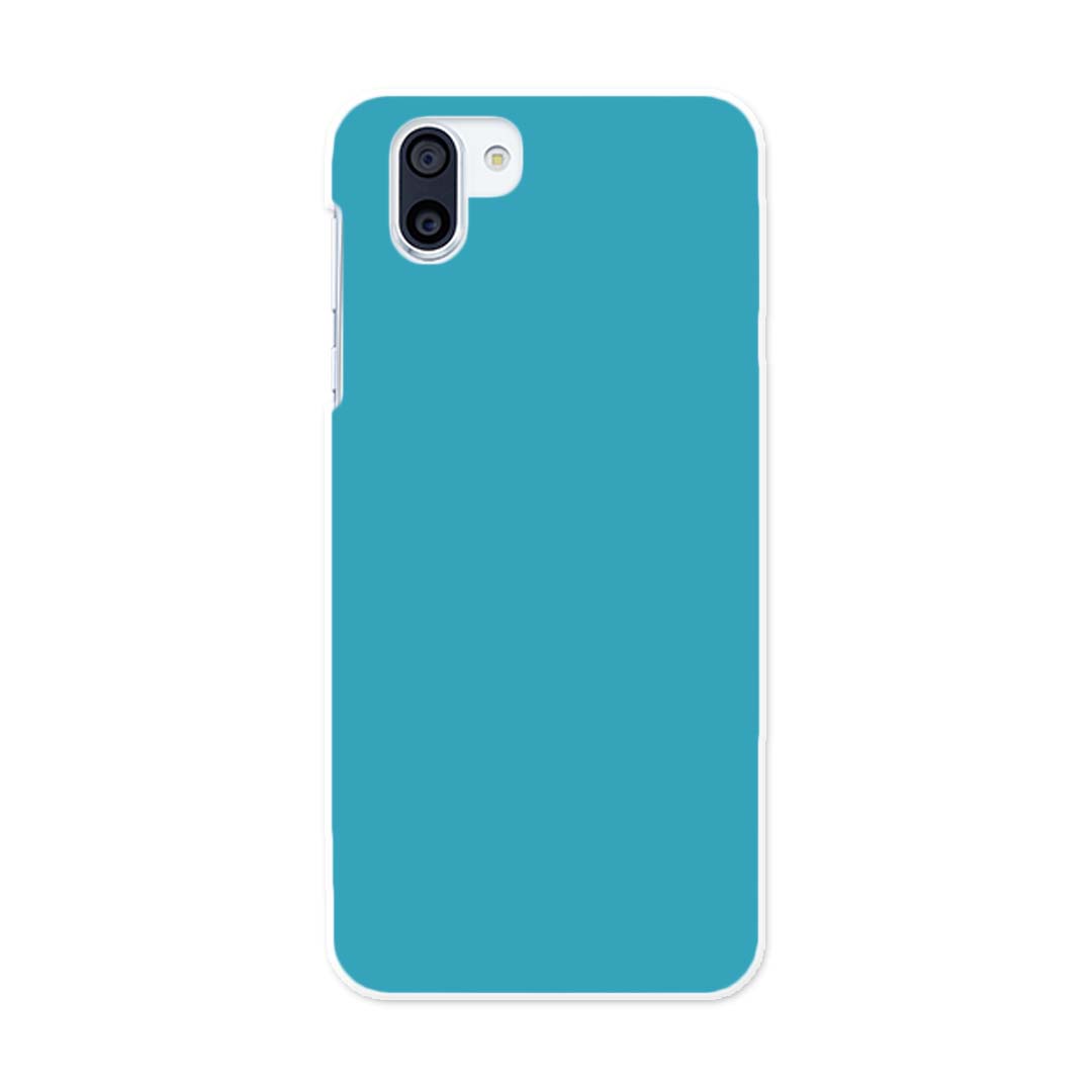 SH-03K AQUOS R2 アクオスアールツー docomo sh03k ドコモ スマホ カバー ケース スマホケース スマホカバー PC ハードケース 008978 シンプル　無地　青