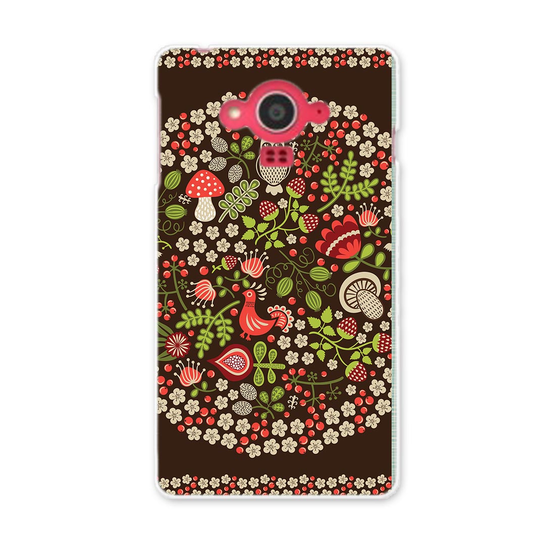 Rakuten - SH-04G AQUOS EVER アクオスエバー sh04g docomo ドコモ スマホ カバー スマホケース スマホカバー PC ハードケース 花　フラワー　フクロウ　鳥 ユニーク 007787