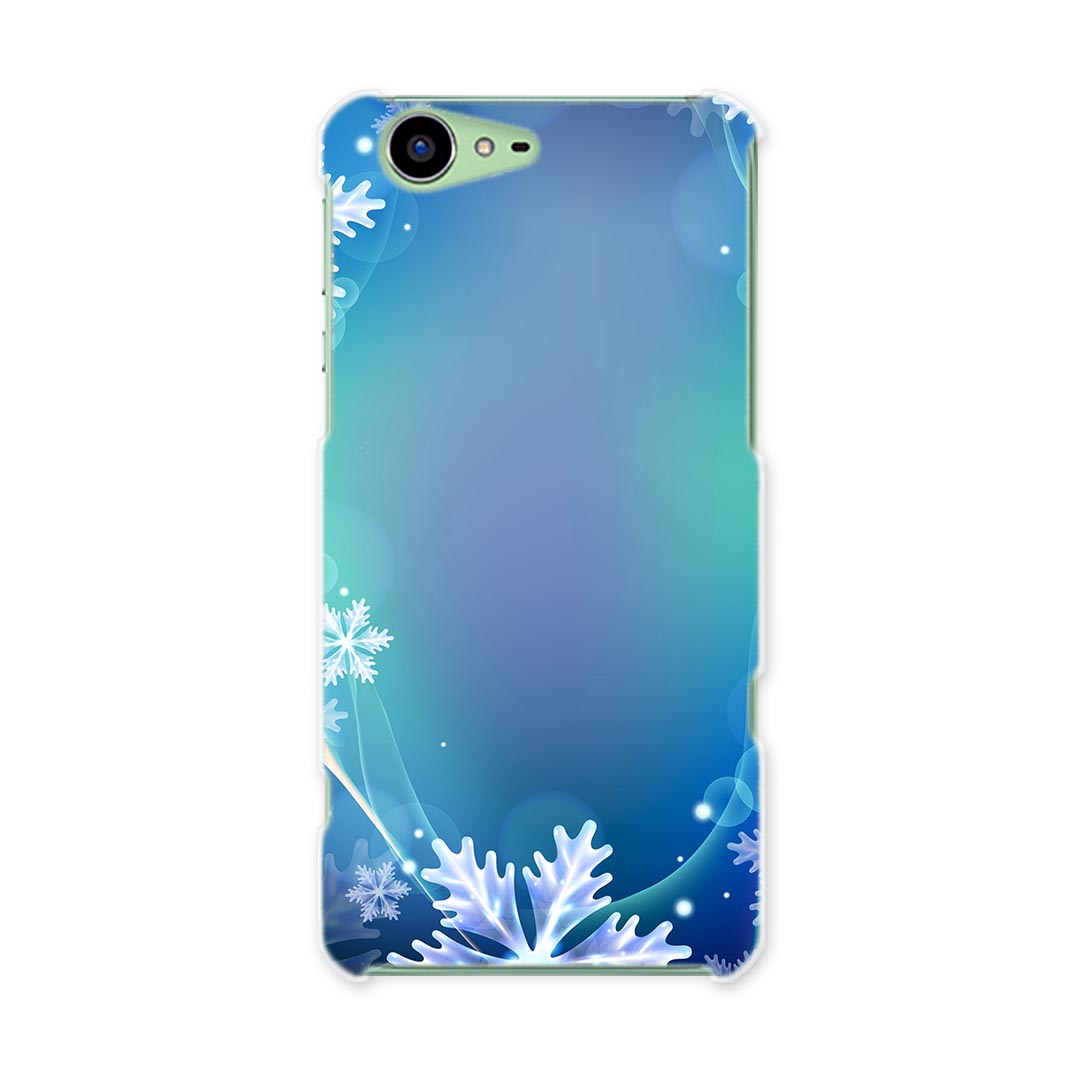 SH-04H AQUOS ZETA アクオスフォン ゼータ sh04h docomo ドコモ スマホ カバー スマホケース スマホカバー PC ハードケース 雪の結晶 オーロラ その他 001453