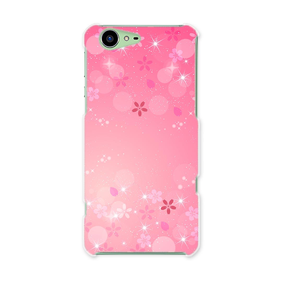 SH-04H AQUOS ZETA アクオスフォン ゼータ sh04h docomo ドコモ スマホ カバー スマホケース スマホカバー PC ハードケース 桜　花 ラブリー 001625