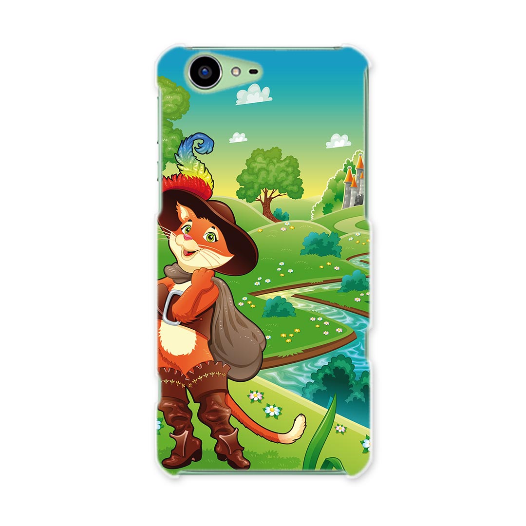 SH-04H AQUOS ZETA アクオスフォン ゼータ sh04h docomo ドコモ スマホ カバー スマホケース スマホカバー PC ハードケース キャラクター　猫 アニマル 004507