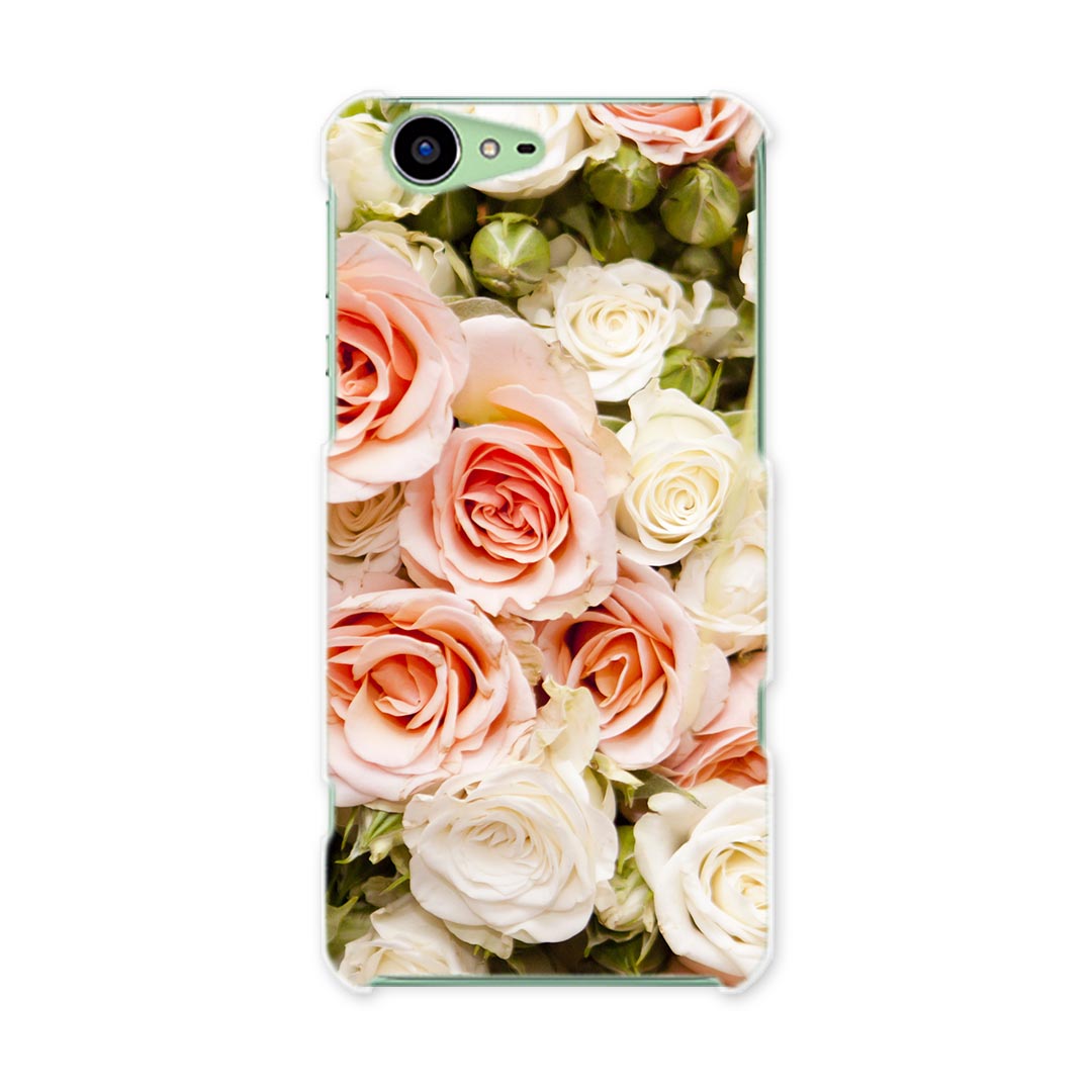 SH-04H AQUOS ZETA アクオスフォン ゼータ sh04h docomo ドコモ スマホ カバー スマホケース スマホカバー PC ハードケース 花　ピンク　白　写真 写真・風景 フラワー 004742