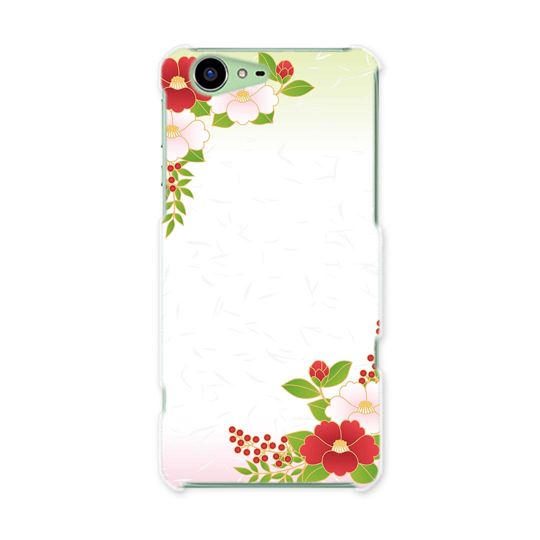 SH-04H AQUOS ZETA アクオスフォン ゼータ sh04h docomo ドコモ スマホ カバー スマホケース スマホカバー PC ハードケース 和風　和柄　花 フラワー 005476(2.0)