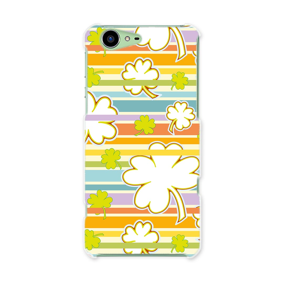 SH-04H AQUOS ZETA アクオスフォン ゼータ sh04h docomo ドコモ スマホ カバー スマホケース スマホカバー PC ハードケース クローバー　カラフル フラワー 006431