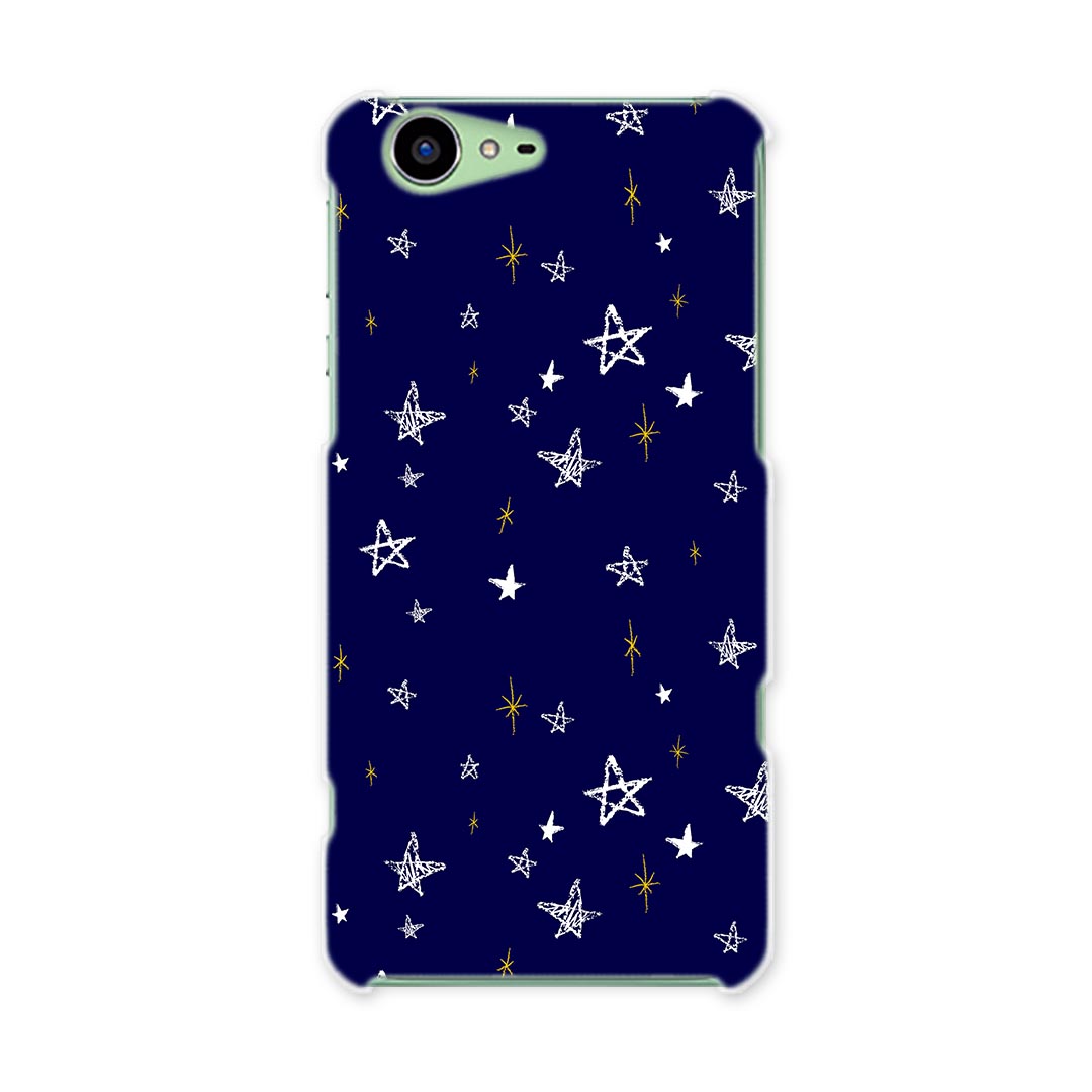 SH-04H AQUOS ZETA アクオスフォン ゼータ sh04h docomo ドコモ スマホ カバー スマホケース スマホカバー PC ハードケース 星　スター　模様 その他 006537
