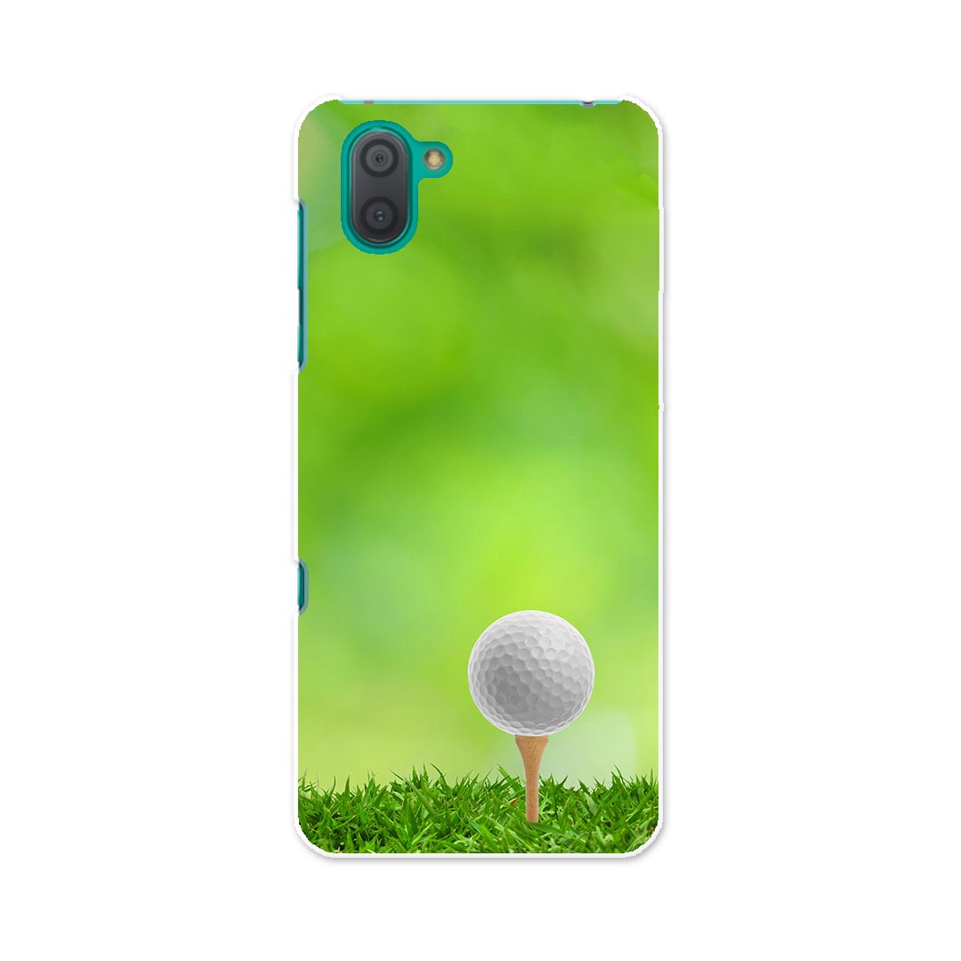 808SH AQUOS R3 アクオス アールスリー 808sh softbank ソフトバンク スマホ カバー ケース スマホケース スマホカバー TPU ソフトケース 000218 ゴルフ　ショット　芝生