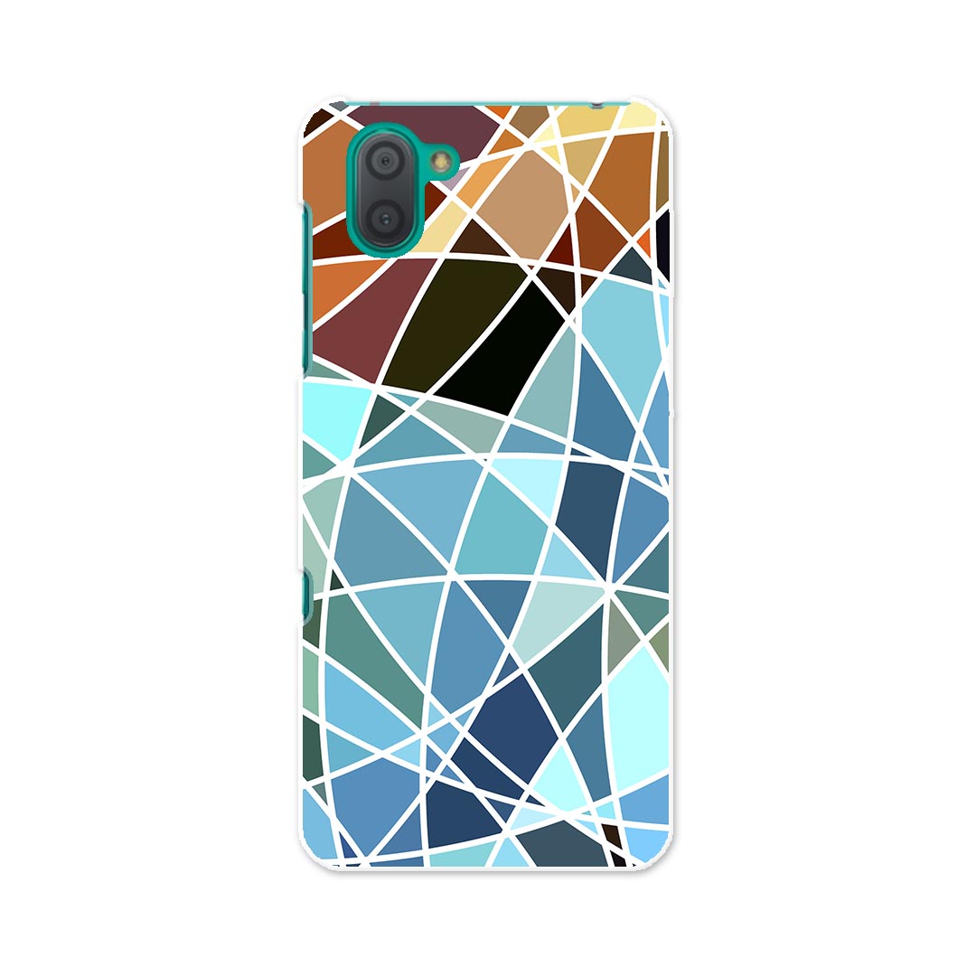 SHV44 AQUOS R3 アクオス アールスリー au エーユー shv44 スマホ カバー 全機種対応 あり ケース スマホケース スマホカバー TPU ソフトケース 000486 タイル