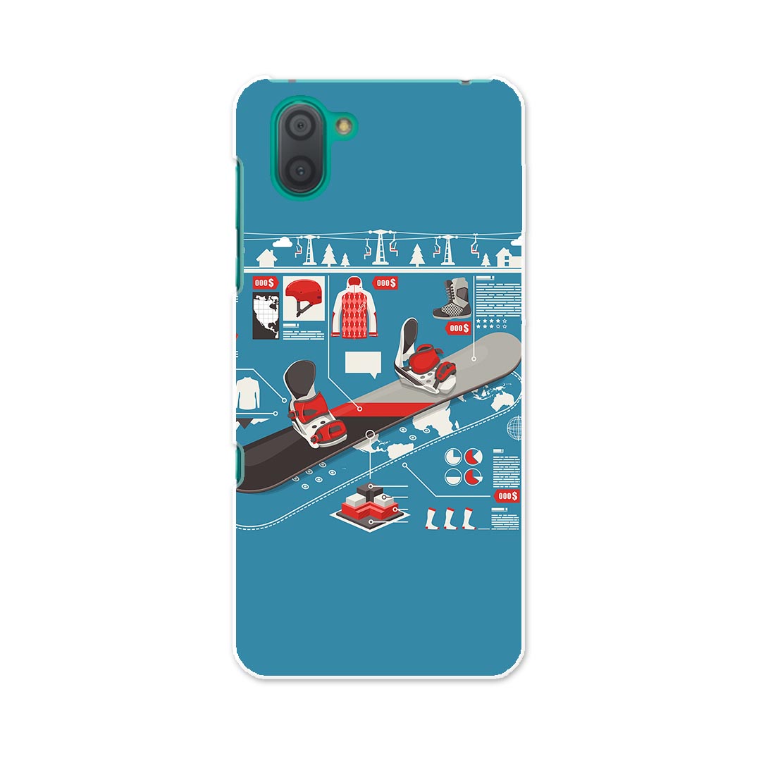 SHV44 AQUOS R3 アクオス アールスリー au エーユー shv44 スマホ カバー 全機種対応 あり ケース スマホケース スマホカバー TPU ソフトケース 001209 スノーボード スポーツ