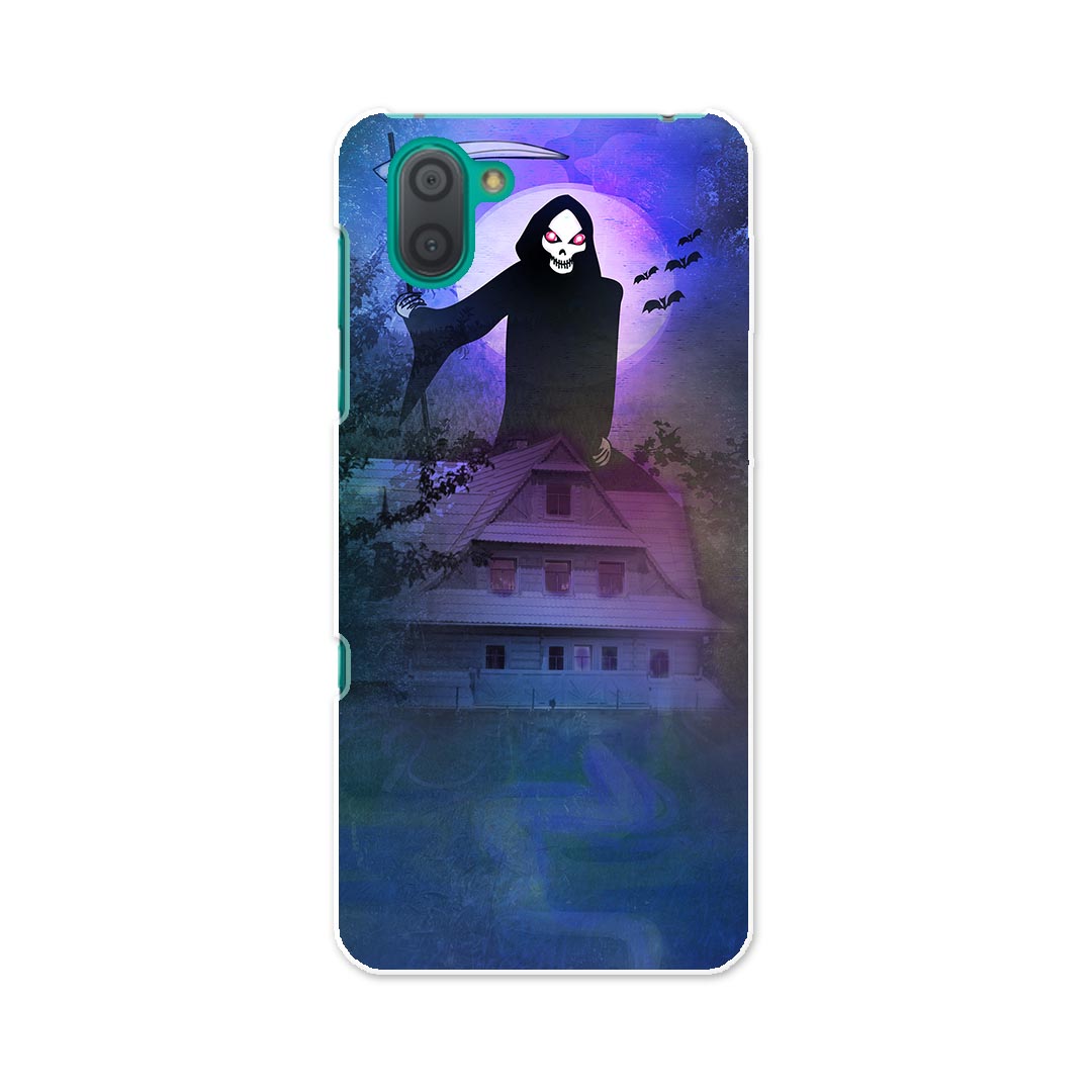 808SH AQUOS R3 アクオス アールスリー 808sh softbank ソフトバンク スマホ カバー ケース スマホケース スマホカバー TPU ソフトケース 002455 ホラー　イラストのサムネイル