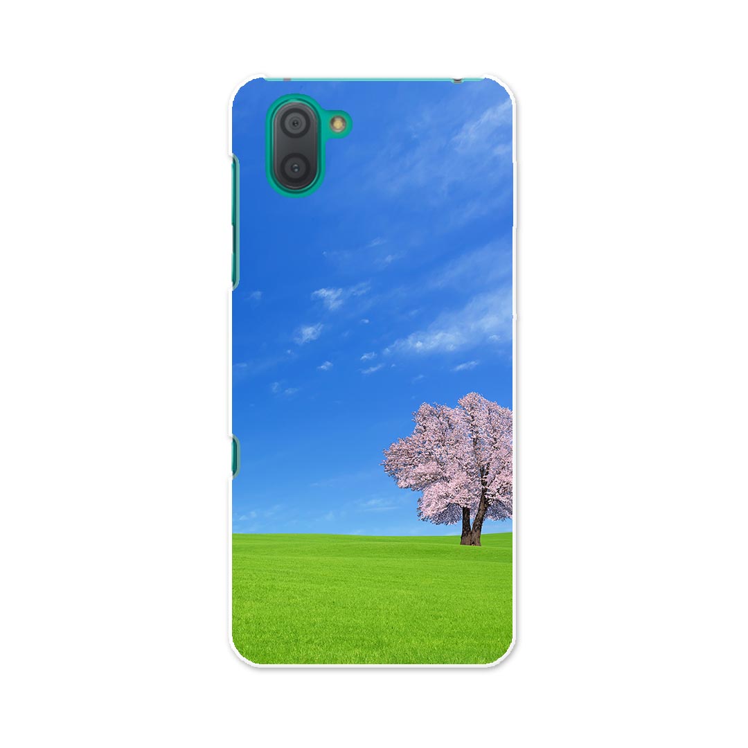 808SH AQUOS R3 アクオス アールスリー 808sh softbank ソフトバンク スマホ カバー ケース スマホケース スマホカバー TPU ソフトケース 002466 景色 風景 桜