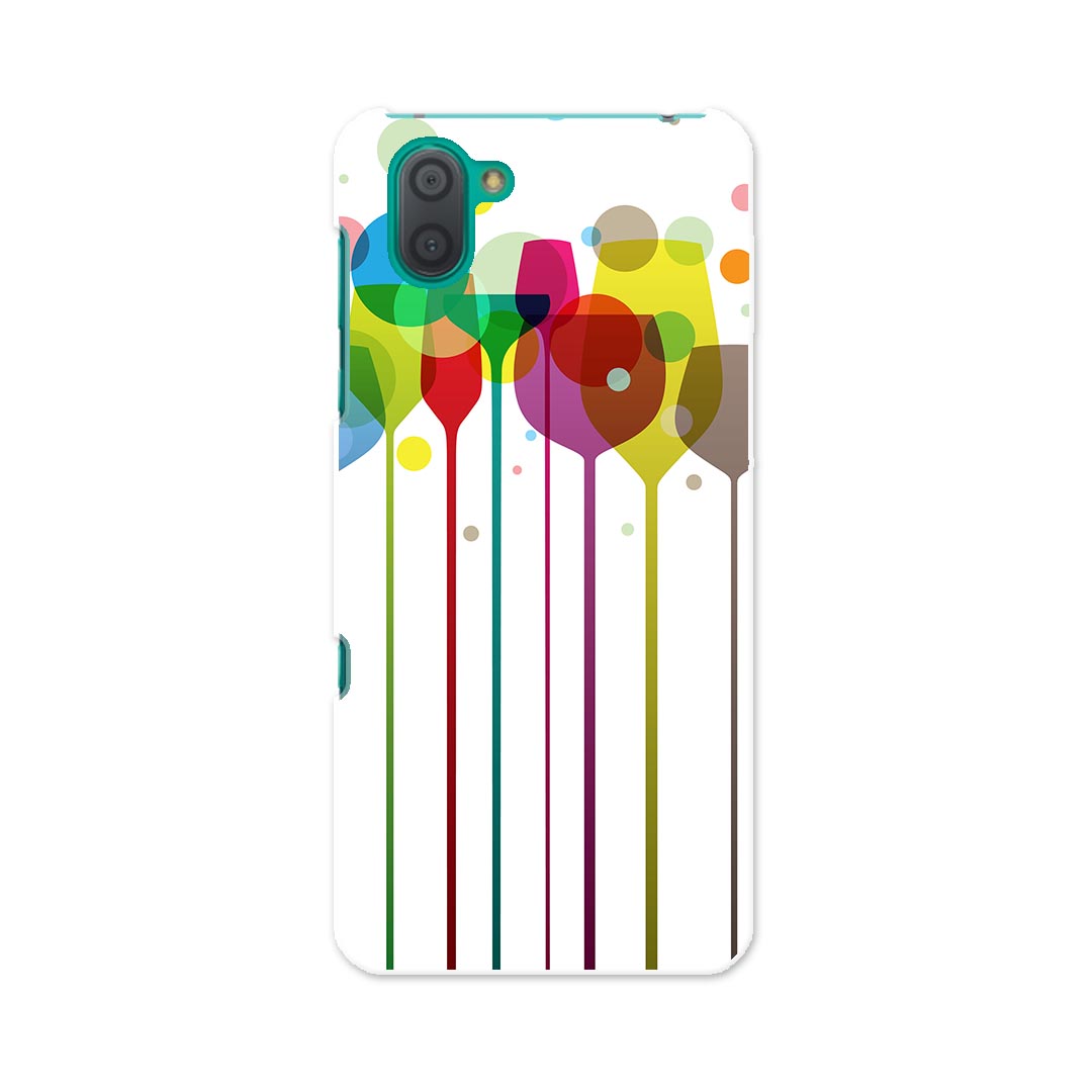 SHV44 AQUOS R3 アクオス アールスリー au エーユー shv44 スマホ カバー 全機種対応 あり ケース スマホケース スマホカバー TPU ソフトケース 002948 カラフル　水玉