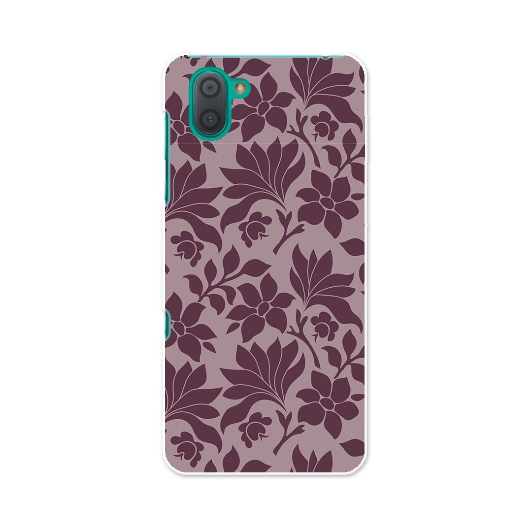 808SH AQUOS R3 アクオス アールスリー 808sh softbank ソフトバンク スマホ カバー ケース スマホケース スマホカバー TPU ソフトケース 003991 花　フラワー　紫のサムネイル