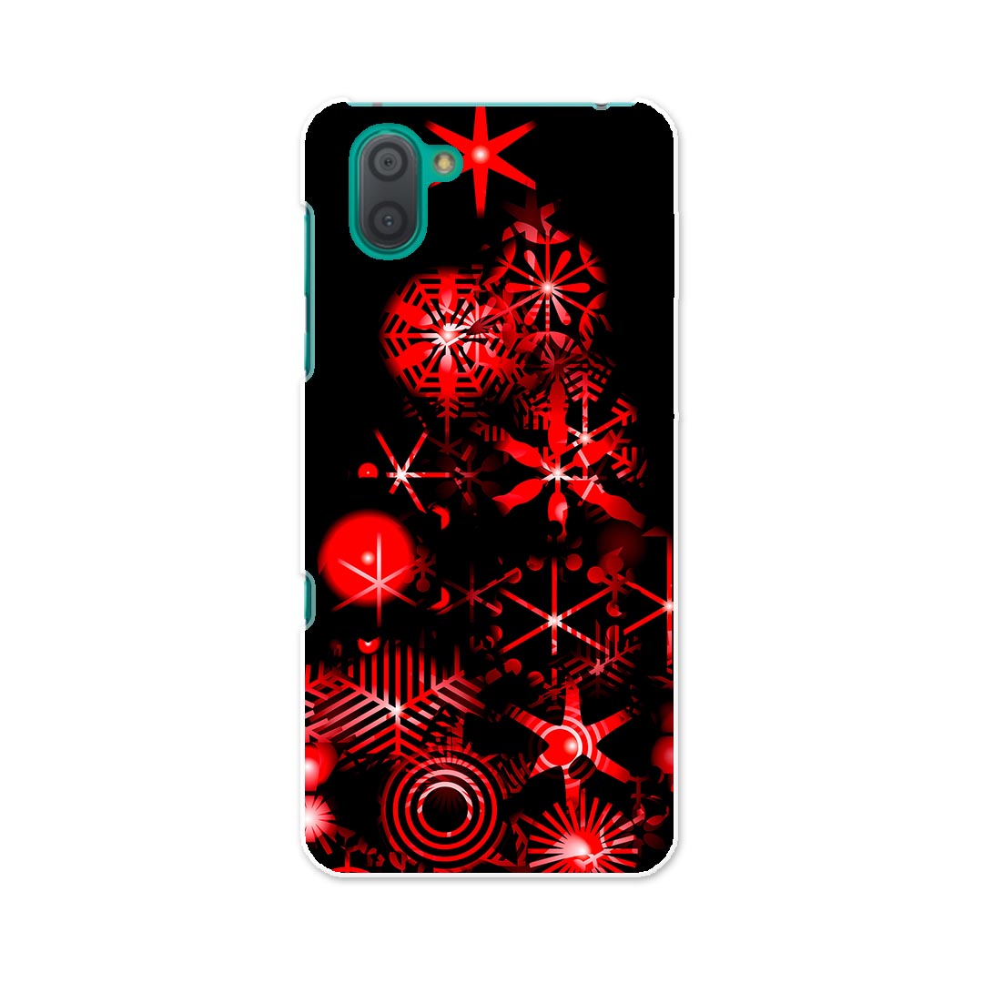 SHV44 AQUOS R3 アクオス アールスリー au エーユー shv44 スマホ カバー 全機種対応 あり ケース スマホケース スマホカバー TPU ソフトケース 004701 クリスマス　雪　結晶