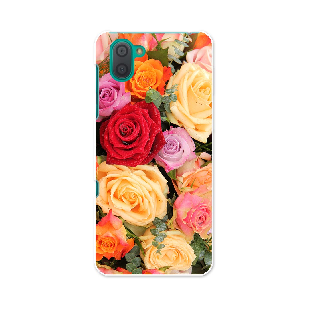 808SH AQUOS R3 アクオス アールスリー 808sh softbank ソフトバンク スマホ カバー ケース スマホケース スマホカバー TPU ソフトケース 005355 花 フラワー 写真 赤