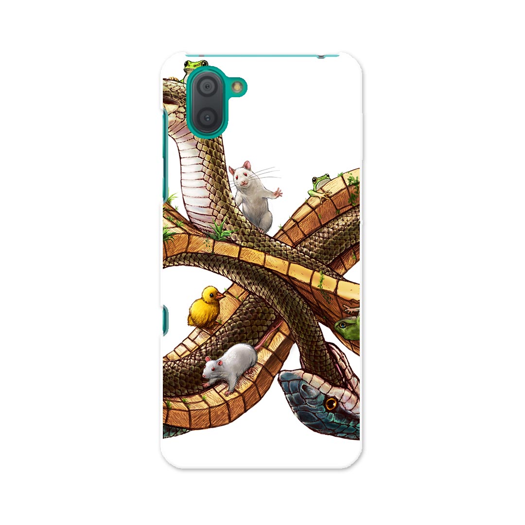 808SH AQUOS R3 アクオス アールスリー 808sh softbank ソフトバンク スマホ カバー ケース スマホケース スマホカバー TPU ソフトケース 007828 蛇 へび イラスト 蛙 カエル