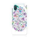 808SH AQUOS R3 アクオス アールスリー 808sh softbank ソフトバンク スマホ カバー ケース スマホケース スマホカバー TPU ソフトケース 007830 花 フラワー 蝶 カラフル(2)