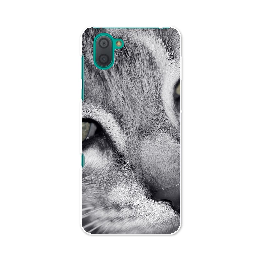 Rakuten - 808SH AQUOS R3 アクオス アールスリー 808sh softbank ソフトバンク スマホ カバー ケース スマホケース スマホカバー TPU ソフトケース 007896 写真　猫　ねこ　モノクロ