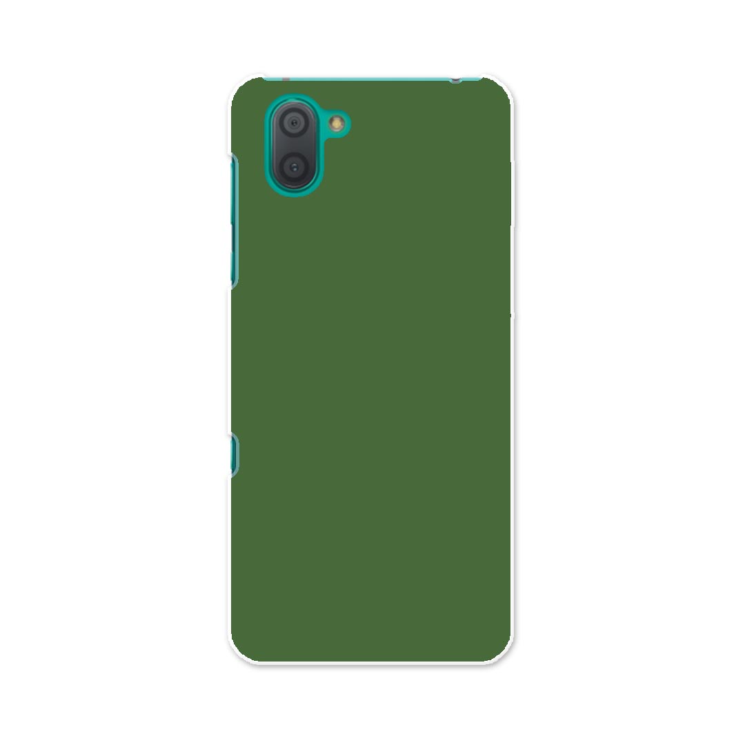 Mobile Phone Cases - SH-04L AQUOS R3 アクオス アールスリー sh04l docomo ドコモ スマホ カバー ケース スマホケース スマホカバー PC ハードケース 009013 シンプル　無地　緑