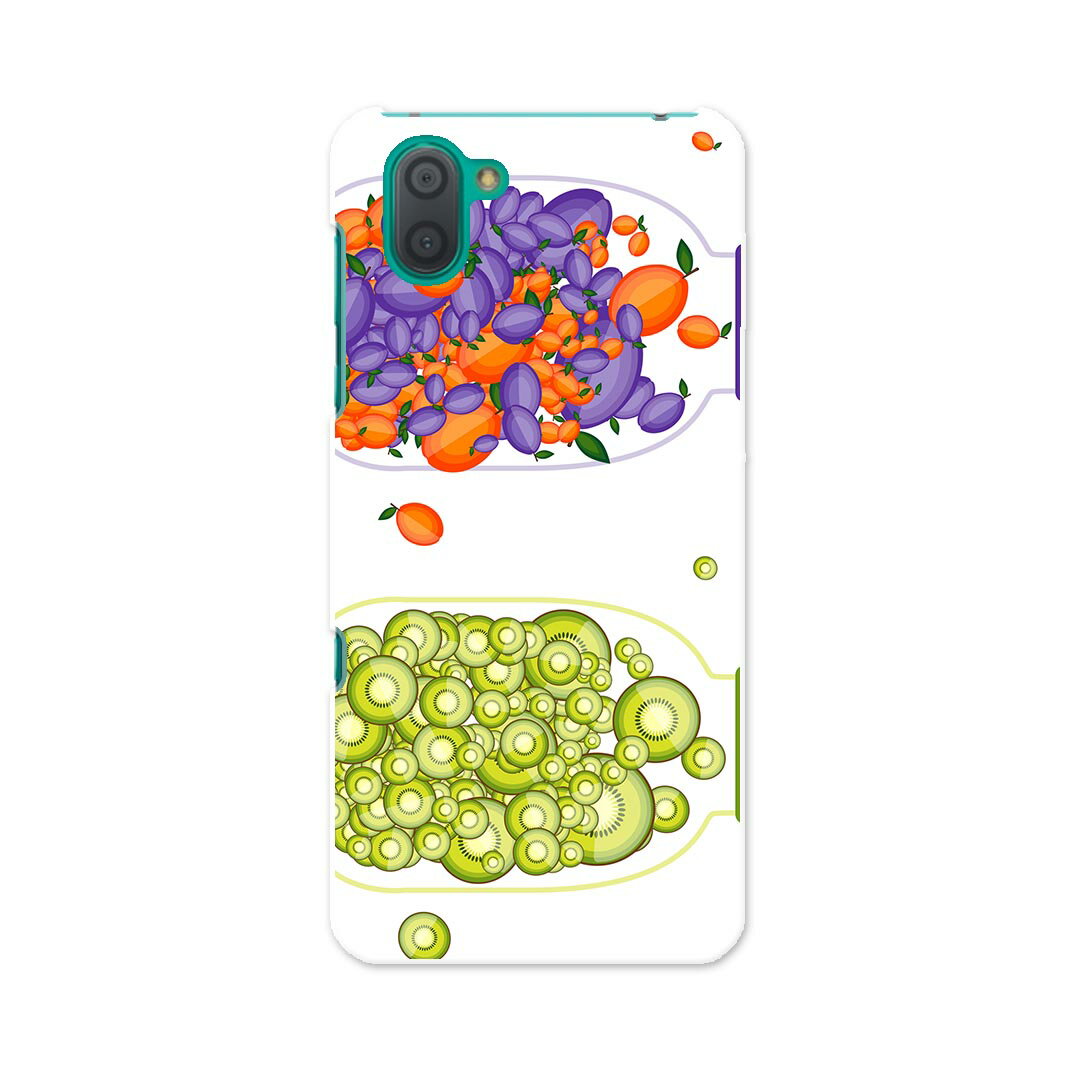 808SH AQUOS R3 アクオス アールスリー 808sh softbank ソフトバンク スマホ カバー ケース スマホケース スマホカバー TPU ソフトケース 009176 カラフル　果物　オレンジ　緑