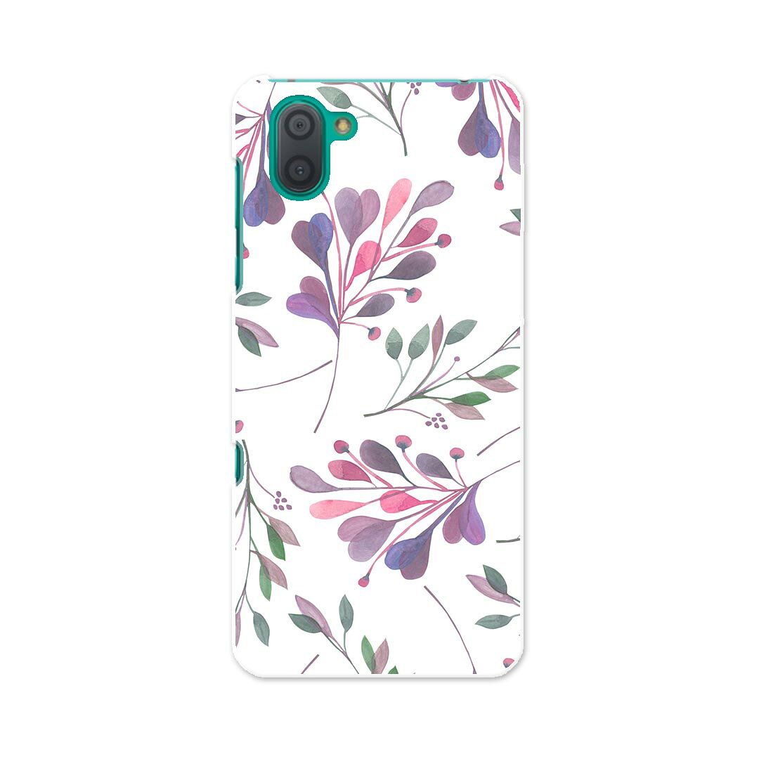 Mobile Phone - SHV44 AQUOS R3 アクオス アールスリー au エーユー shv44 スマホ カバー 全機種対応 あり ケース スマホケース スマホカバー TPU ソフトケース 012582 植物　葉　柄