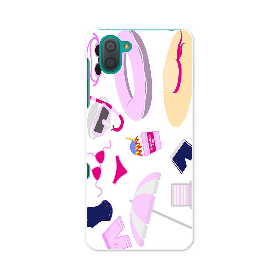 808SH AQUOS R3 アクオス アールスリー 808sh softbank ソフトバンク スマホ カバー ケース スマホケース スマホカバー TPU ソフトケース 014107 海 ビーチ パラソル