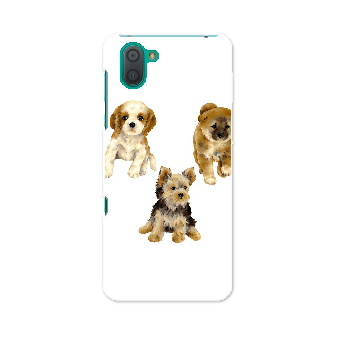 SH-04L AQUOS R3 アクオス アールスリー sh04l docomo ドコモ スマホ カバー ケース スマホケース スマホカバー PC ハードケース 014619 犬　動物　アニマル
