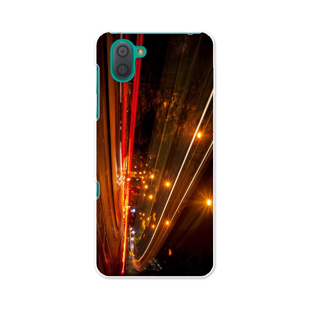 SH-04L AQUOS R3 アクオス アールスリー sh04l docomo ドコモ スマホ カバー ケース スマホケース スマホカバー PC ハードケース 014993 景色　夜景　風景　写真　道路