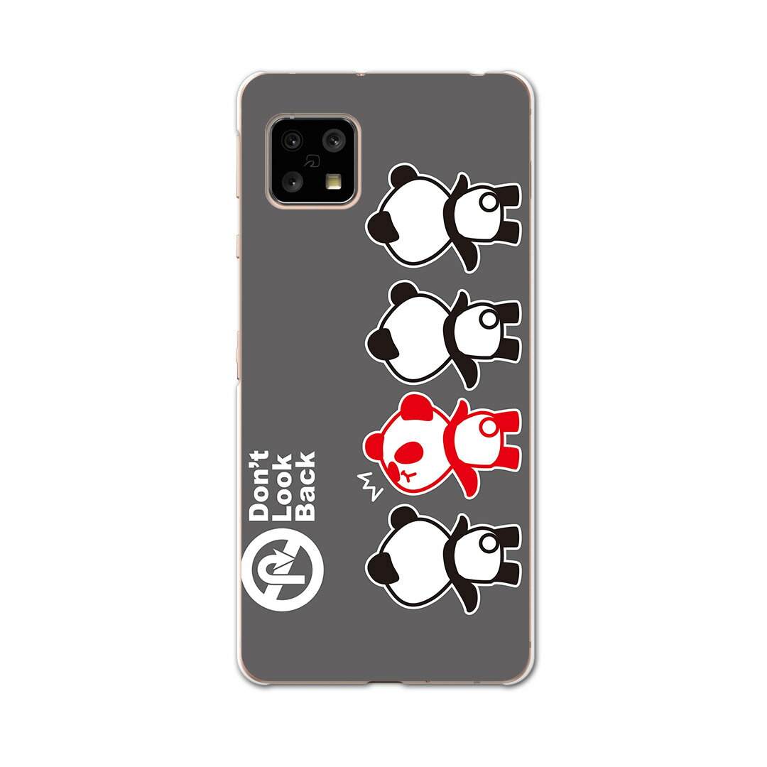 AQUOS Sense4 専用ケース ハードケース SH-41A docomo ドコモ igcase スマホカバー カバー ケース 000955 ユニーク パンダ　イラスト