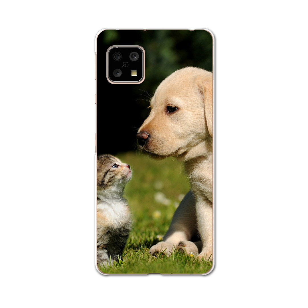 AQUOS Sense4 専用ケース ハードケース SH-41A docomo ドコモ igcase スマホカバー カバー ケース 002794 アニマル 犬　猫　動物　写真