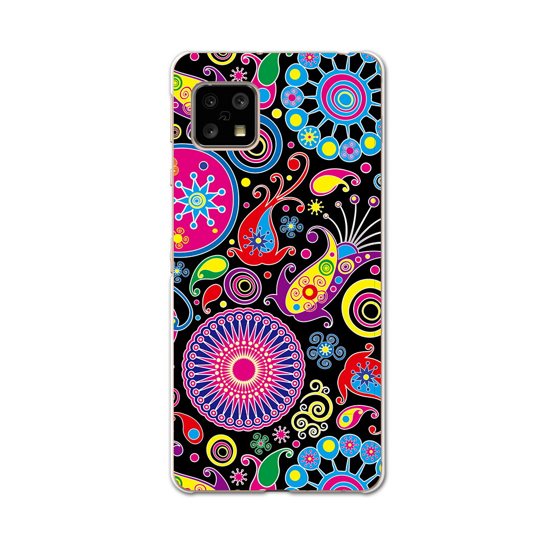 樂天商城 - AQUOS Sense4 専用ケース ハードケース SH-41A docomo ドコモ igcase スマホカバー カバー ケース 003722 フラワー 花　フラワー　カラフル