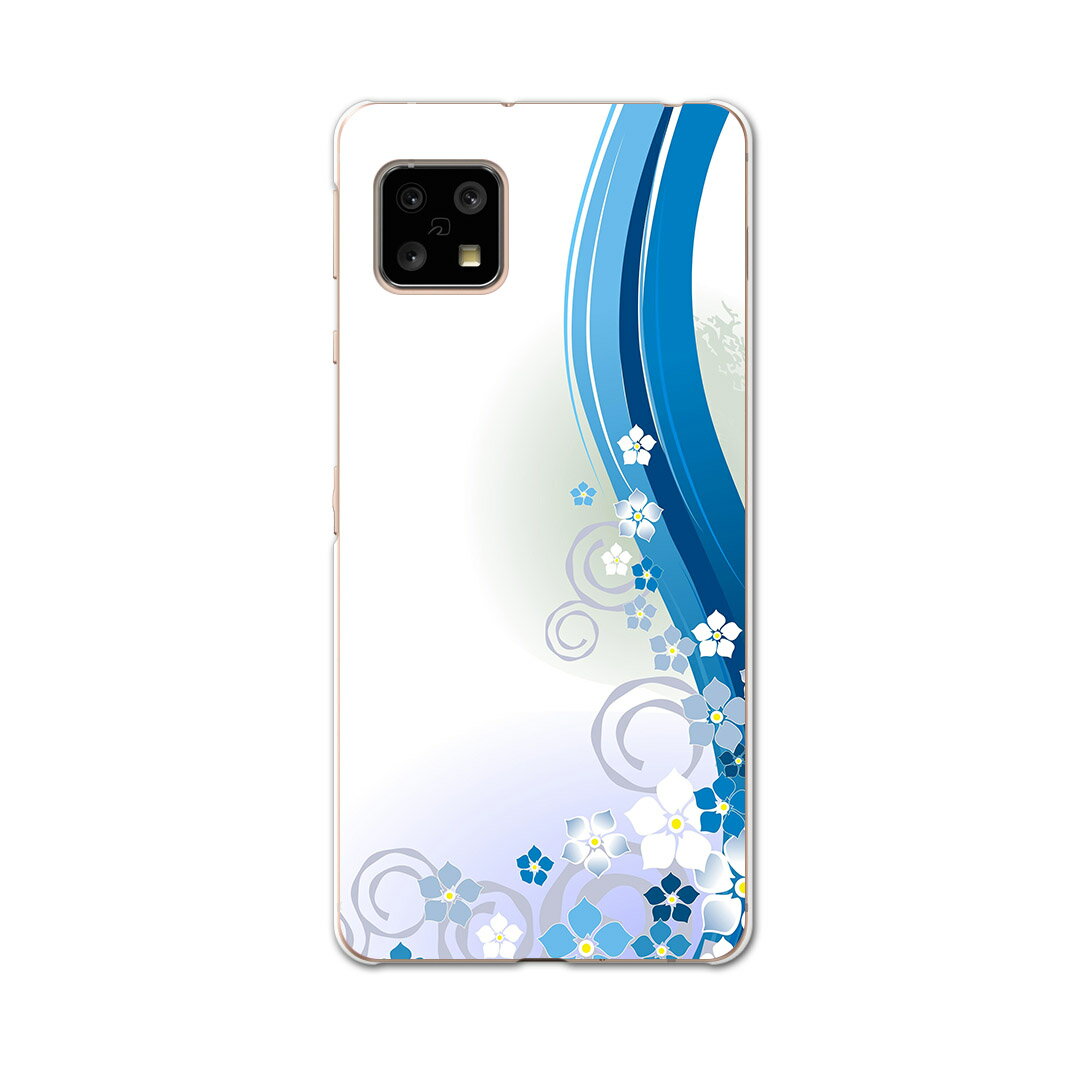 AQUOS sense5G 専用ケース ハードケース SH-53A docomo ドコモ igcase スマホカバー カバー ケース 004952 フラワー 和風　和柄　花
