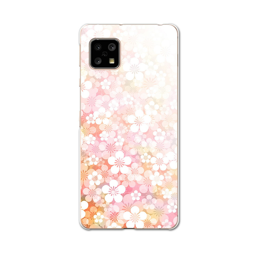 Rakuten - AQUOS sense5G 専用ケース ハードケース SH-53A docomo ドコモ igcase スマホカバー カバー ケース 005976 フラワー 和風　和柄　花　フラワー