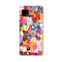 AQUOS Sense4 専用ケース ハードケース SH-41A docomo ドコモ igcase スマホカバー カバー ケース 008092 ユニーク 花 フラワー うさぎ カラフル 兎