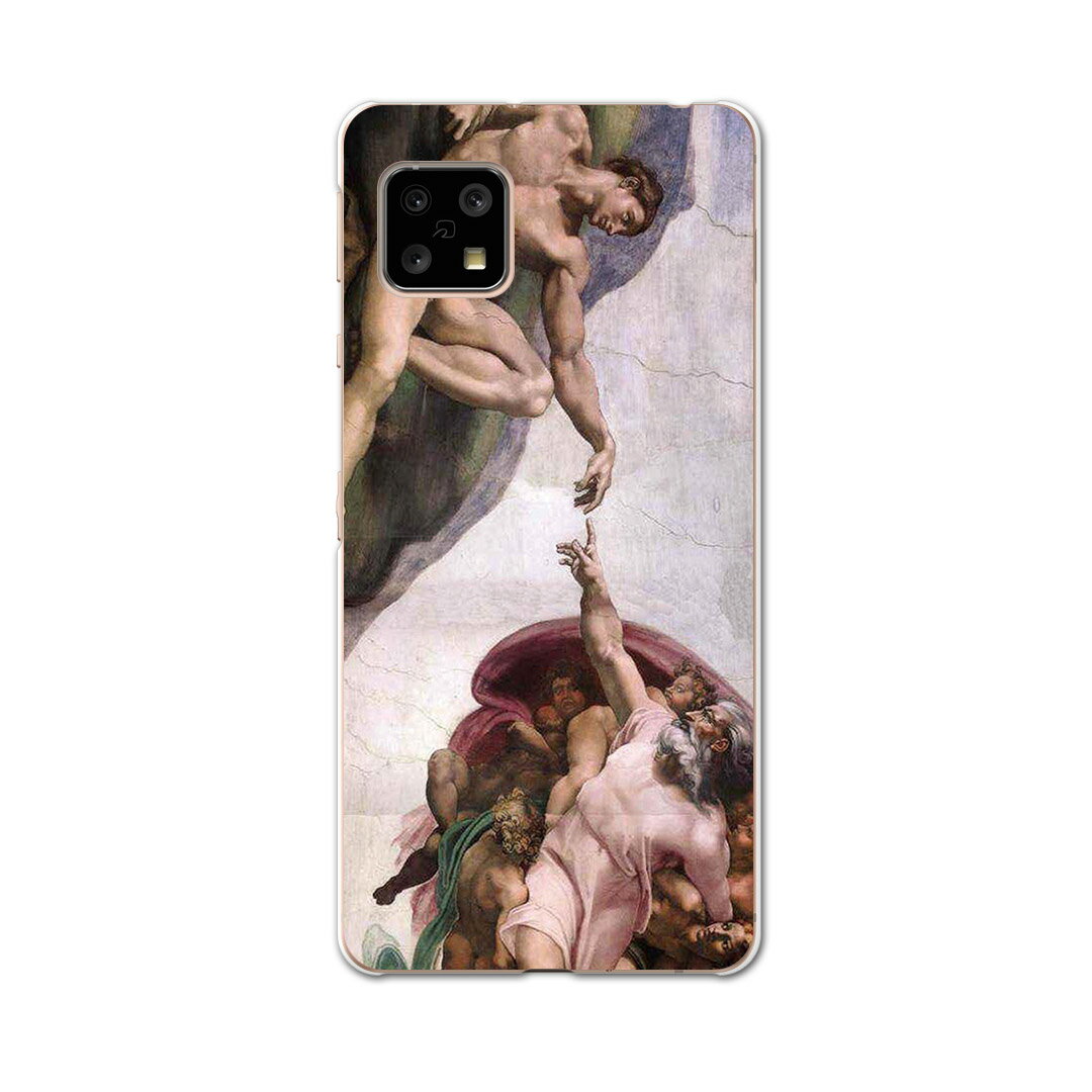 AQUOS Sense4 専用ケース ハードケース SH-41A docomo ドコモ igcase スマホカバー カバー ケース 011468 イラスト　人物　絵画